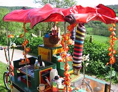 Vix's Cafe, the Canal nr. Bath, UK